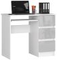 Desk NORE A-6, right, white/light gray