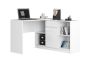 Desk with chest of drawers NORE B17, white