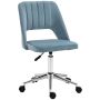 Office chair 49x60x91cm., blue/silver color