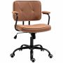Office chair 61x58x91cm., brown/black