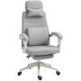 Office chair 62x68x127cm., gray/white