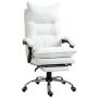 Office chair 66x72x130cm., white/black