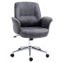 Office chair 67x69x102cm., dark gray/silver color