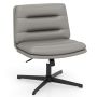 Office chair, without armrests, Grey, 72 × 78–88 × 72 cm