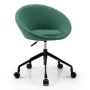 Office chair, without armrests, Green, 62 × 57 × 71–78 cm