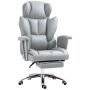 Office chair Homcom 74x65x128cm., gray/silver color