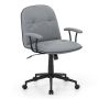 Office chair, Swivel, with armrests, 63 × 63 × 84.5–94.5 cm