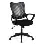 Office chair, Adjustable height, Black, 63.5 × 95.5–103 × 62 cm