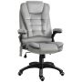 Office massage chair 67x74x116cm., gray/black