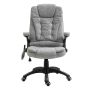 Office massage chair 68x72x116cm., gray/black