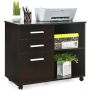 Office cabinet, 3 drawers, 81.28 × 66.04 × 40.64 cm