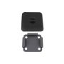 Ground bracket for awning poles