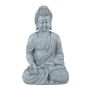 Buddha kujuke Relaxdays, istuv, 18 × 30 × 11 cm