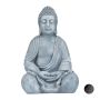 Buddha kuju Relaxdays, mõtisklev, 30 × 50 × 25 cm