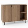 Sideboard, 2 doors, 2 open compartments, 106 × 38 × 80 cm