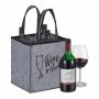 Pudelikott Relaxdays 10046928.0, kuni 9 pudelit, 24 × 45 × 24 cm