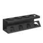 Pudelihoidik SONGMICS, 4 pudelile, Must, 13,7 × 11,7 × 40 cm