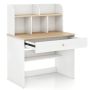 Children's desk 80x51x104cm., white/light brown