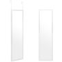 Wall mirror 110x38cm., silver color