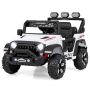 Children's electric car 105x67x70cm., white/black