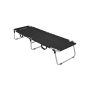 Camping cot/bed 190 x 63 x 36 cm, black