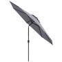 Outdoor umbrella 303x253cm., gray/black