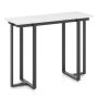 Console 107x40x79.5cm., white/black