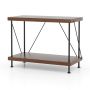Freestanding shelf 60x29.5x45cm., brown/black