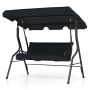 Garden swing 172x154x110cm., black