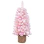 Artificial Christmas tree 44x90cm, pink
