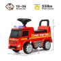 Push car 62x29x43cm., red/black