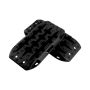 Set of 2 grip mats 58x31x6cm., black