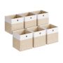 Hoiukastide komplekt SONGMICS, 6 tk, 26 × 26 × 28 cm