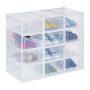 Hoiukastid Relaxdays 10048034.0, 12 tk, 23 × 14,5 × 33,5 cm
