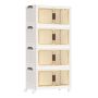 Hoiukastid SONGMICS, 4 tasandit, 220 l, Valge, 60 × 120 × 32,5 cm