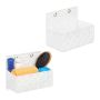 Hoiukorvid Relaxdays, 2 tk, 20 × 20 × 25 cm