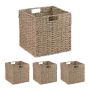 Hoiukorvid Relaxdays, 4 tk, 30 × 30 × 30 cm