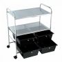 Storage cart, 4 drawers, 2 shelves, 63.5 × 74.93 × 36.83 cm