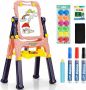 Art easel for children, double-sided, Pink