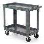 Work trolley, double, Grey, 86.36 × 44.45 × 77.47 cm