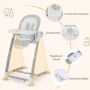Multifunctional high chair, 3 in 1, Grey