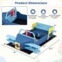 Multifunctional sandbox, for 2 children, 166.37 × 139.7 × 50.8 cm