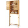 Bathroom cabinet 62x23x170cm., light brown
