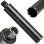 Алмазная буровая коронка VEVOR, резьба 1-1/4 дюйма-7, 45,5 × 7,6 см
