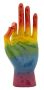 Dekoratiivne käsi „Rainbow OK“, 16 × 36 × 10,5 cm