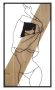 Dekoratiivne seinapaneel Strip A, Must/pruun, 50 × 90 × 2 cm