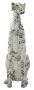 Koera dekoratiivskulptuur, 42,5 × 78 × 25,5 cm