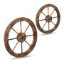 Dekoratiivrataste komplekt Relaxdays 10037618.0, 2 tk, Ø 40 × 2,5 cm