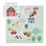 Puslematt Relaxdays 10050543.0, 9 osast, 89,5 × 89,5 cm