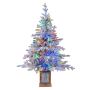 Artificial Christmas tree, 100 LED lights, 8 modes, 90 × 90 × 120 cm